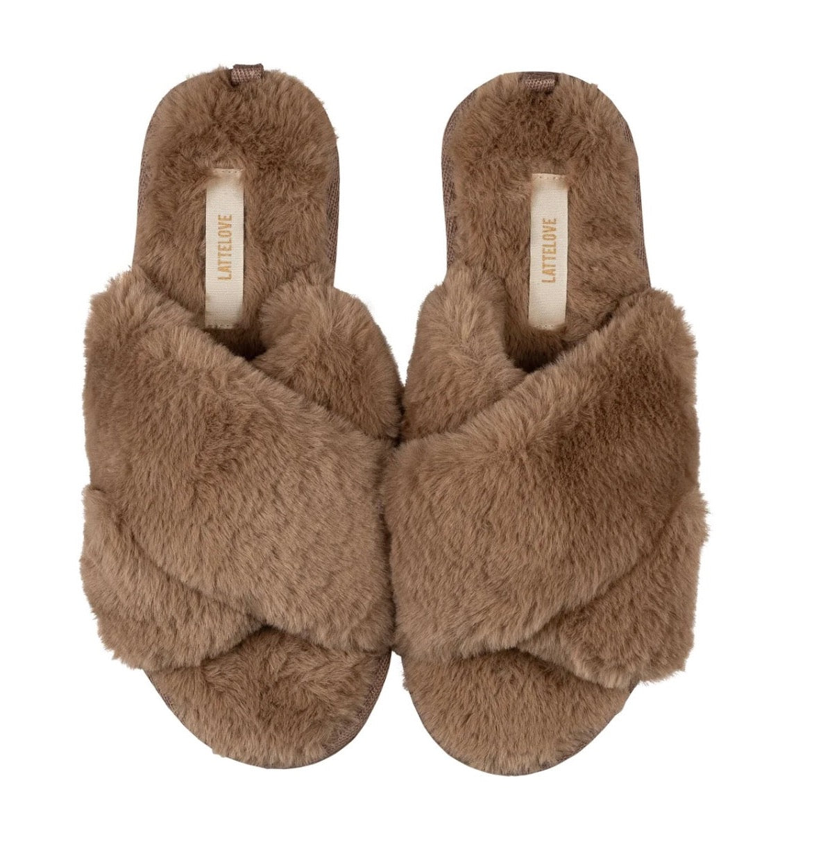 Faux Fur Slipper - mocha