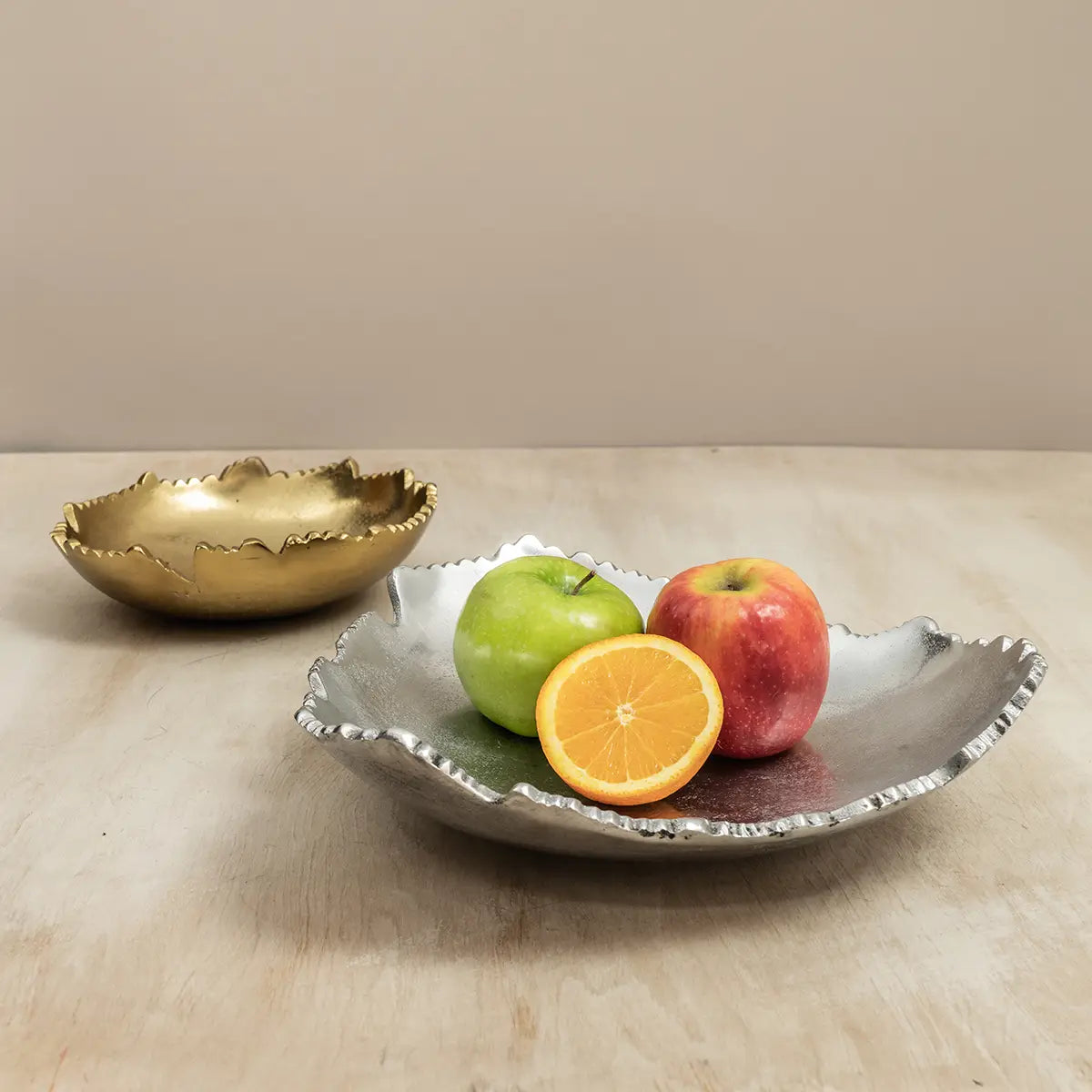 Gilded silver 3 point bowl