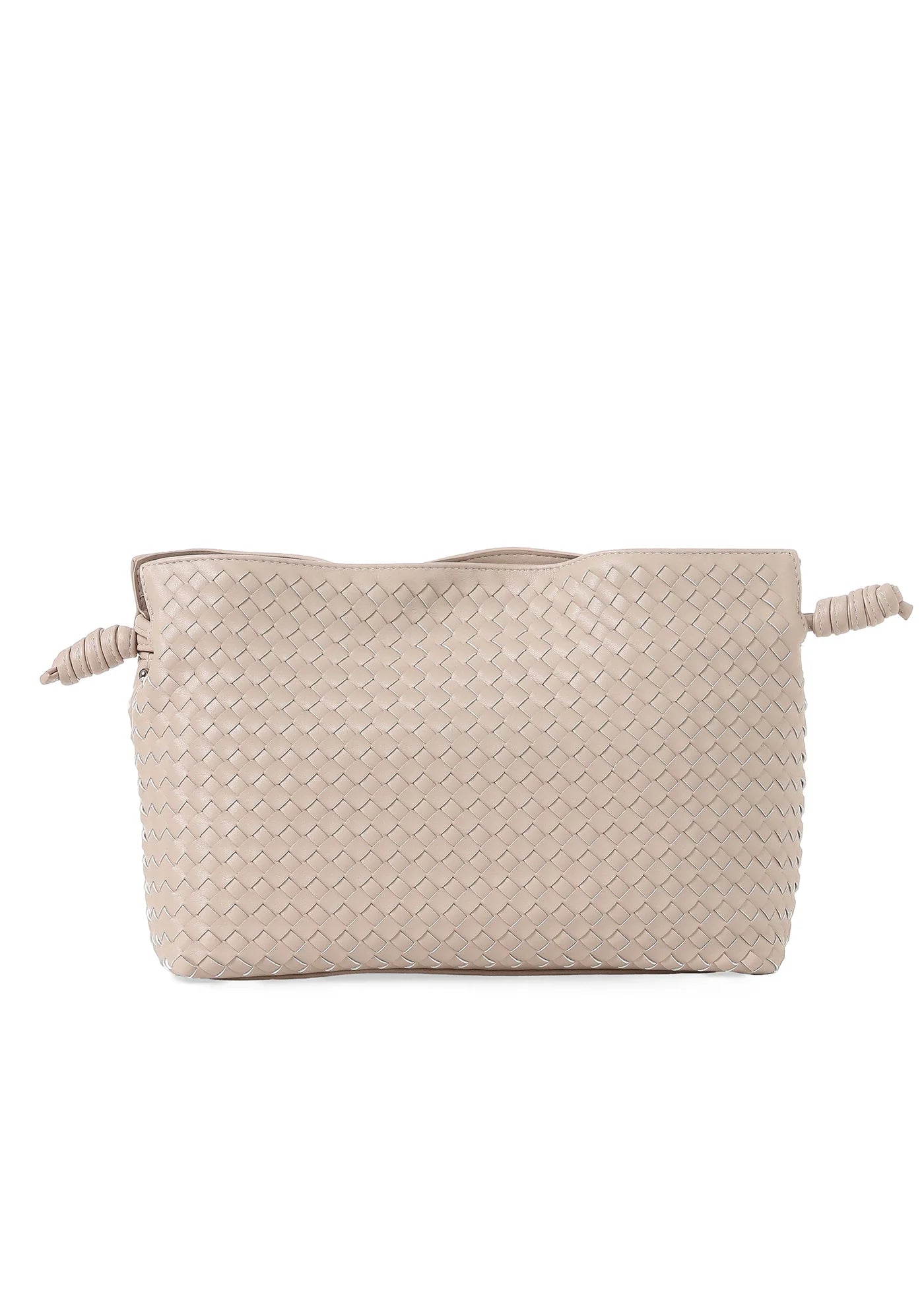 sac bandoulière convertible en tissu beige