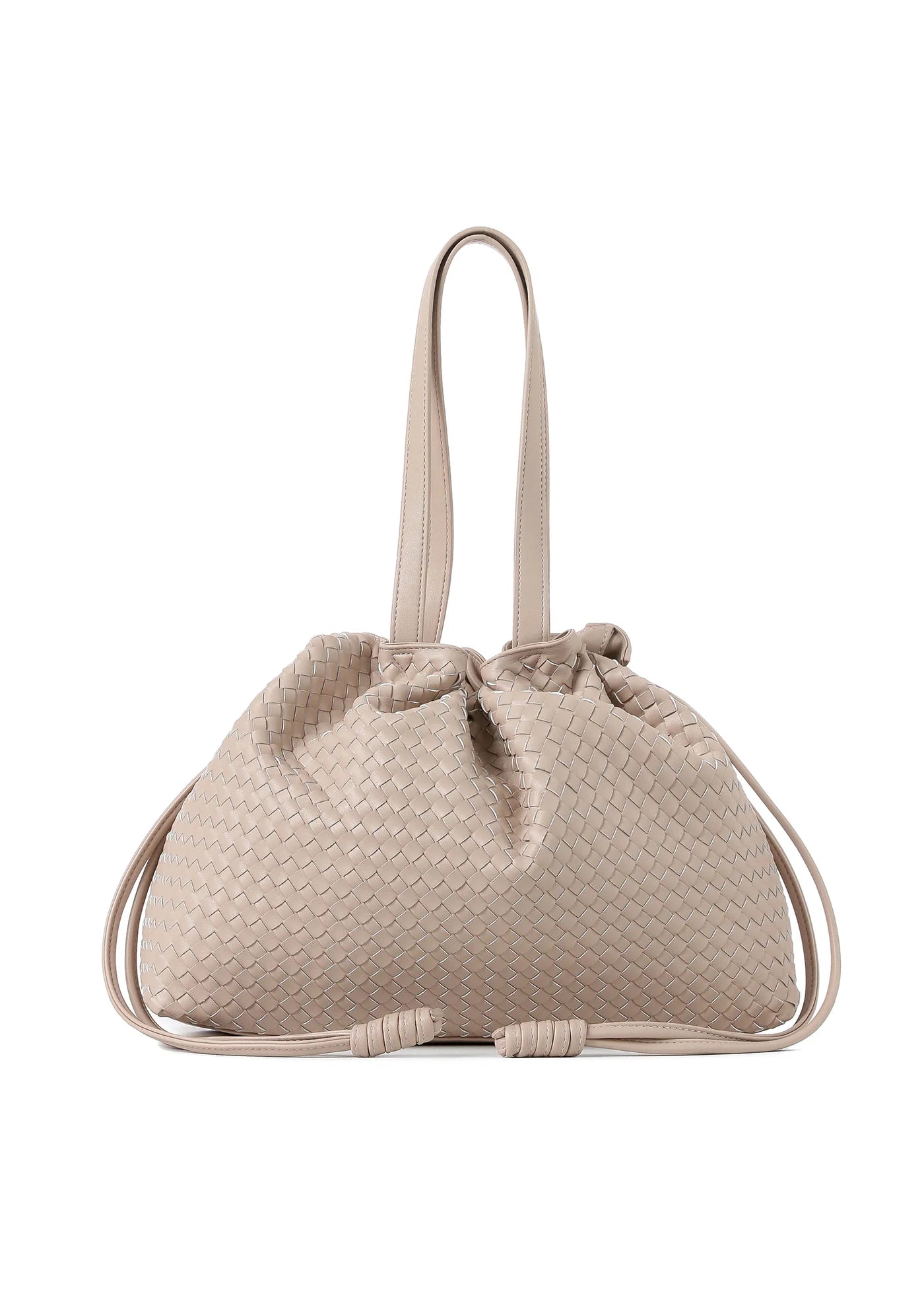 sac bandoulière convertible en tissu beige