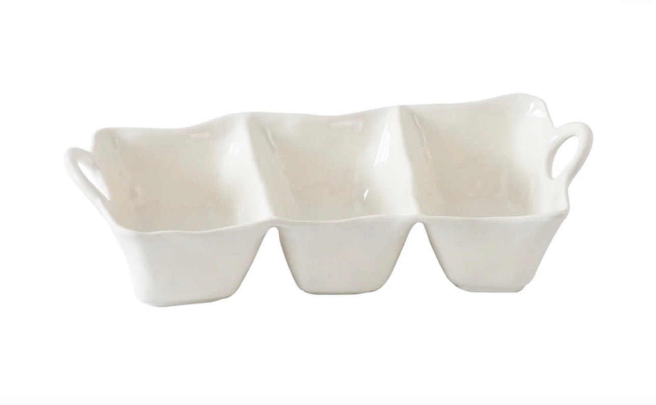 Pampa Bay ivy Melamine 3-section deep server