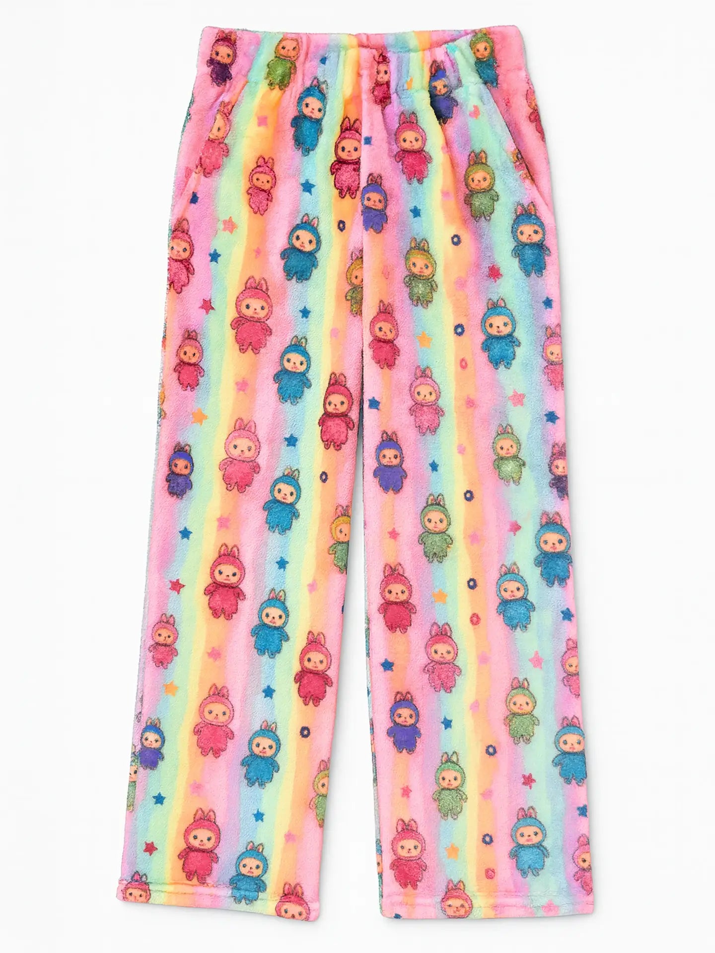 Fuzzy doll plush Pants