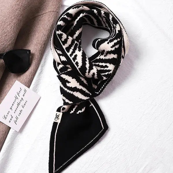 Contrast Color Keep Warm Scarf