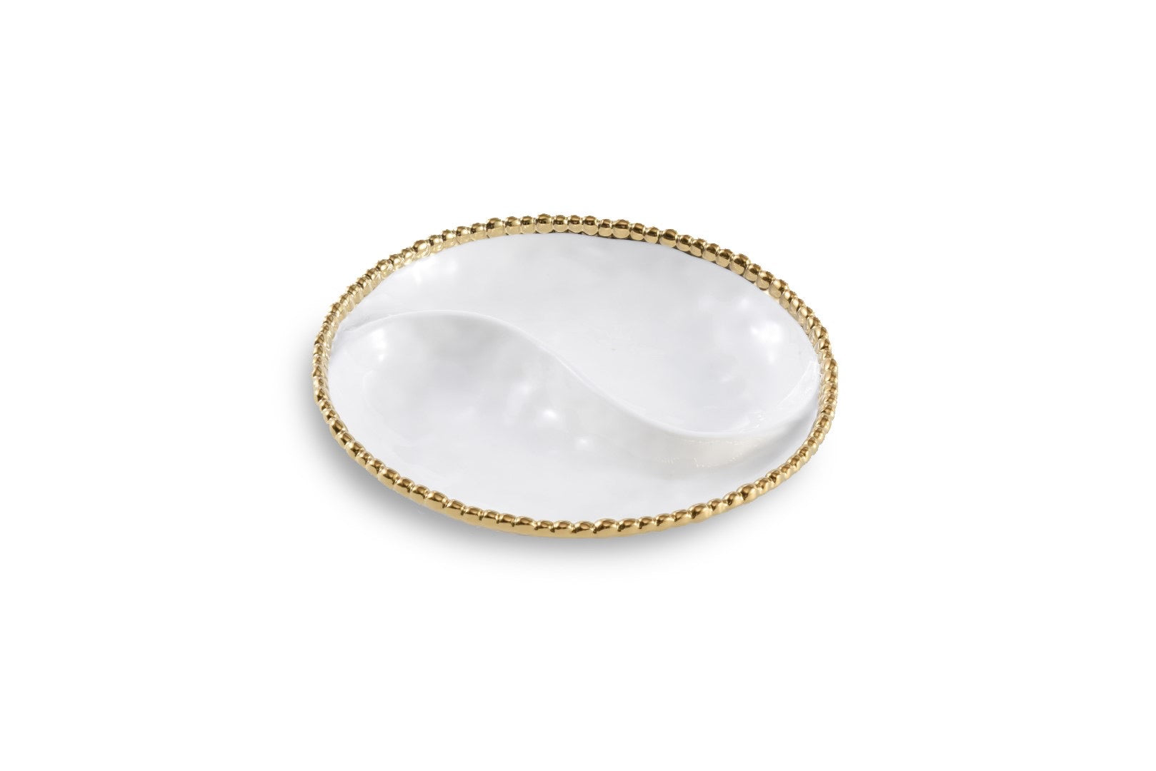 Pampa Bay - Golden Salerno Small 2-Section Platter