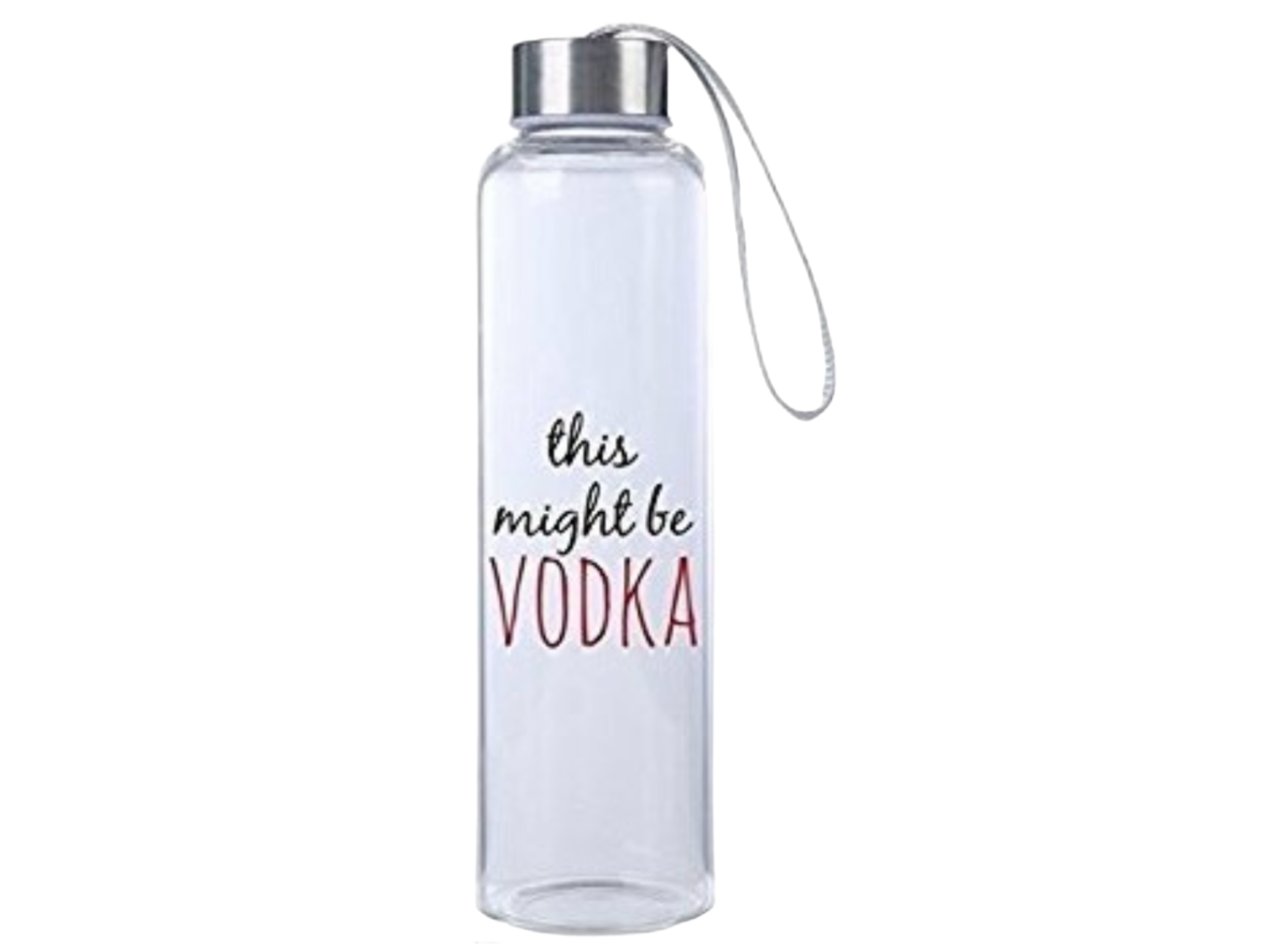 Glass Waterbottle - Might be Vodka