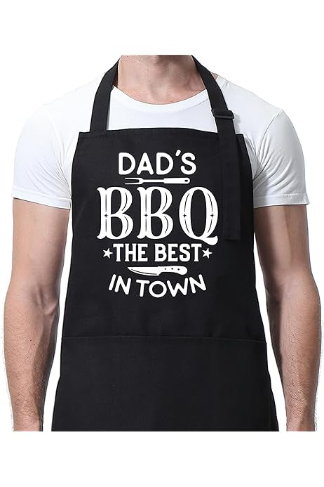 Dad’s BBQ The best in town apron
