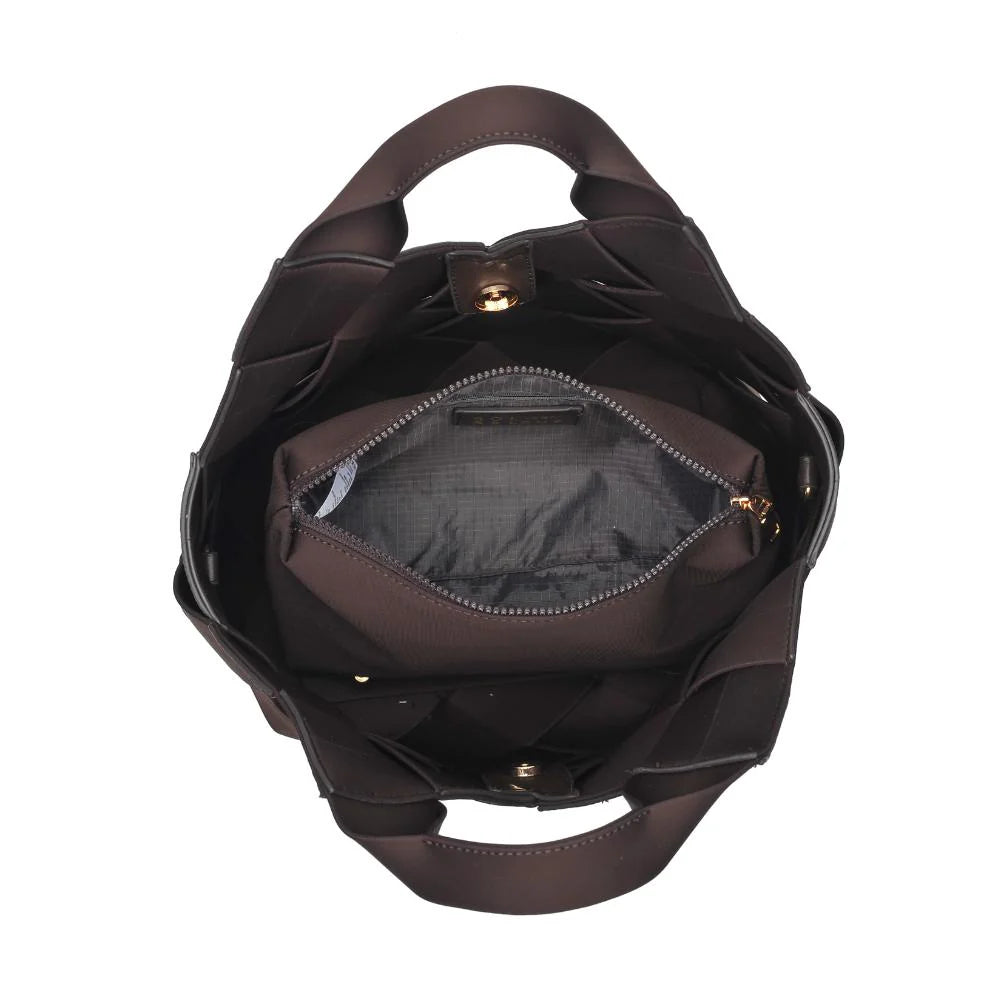 Sac fourre-tout en néoprène tissé - taupe 