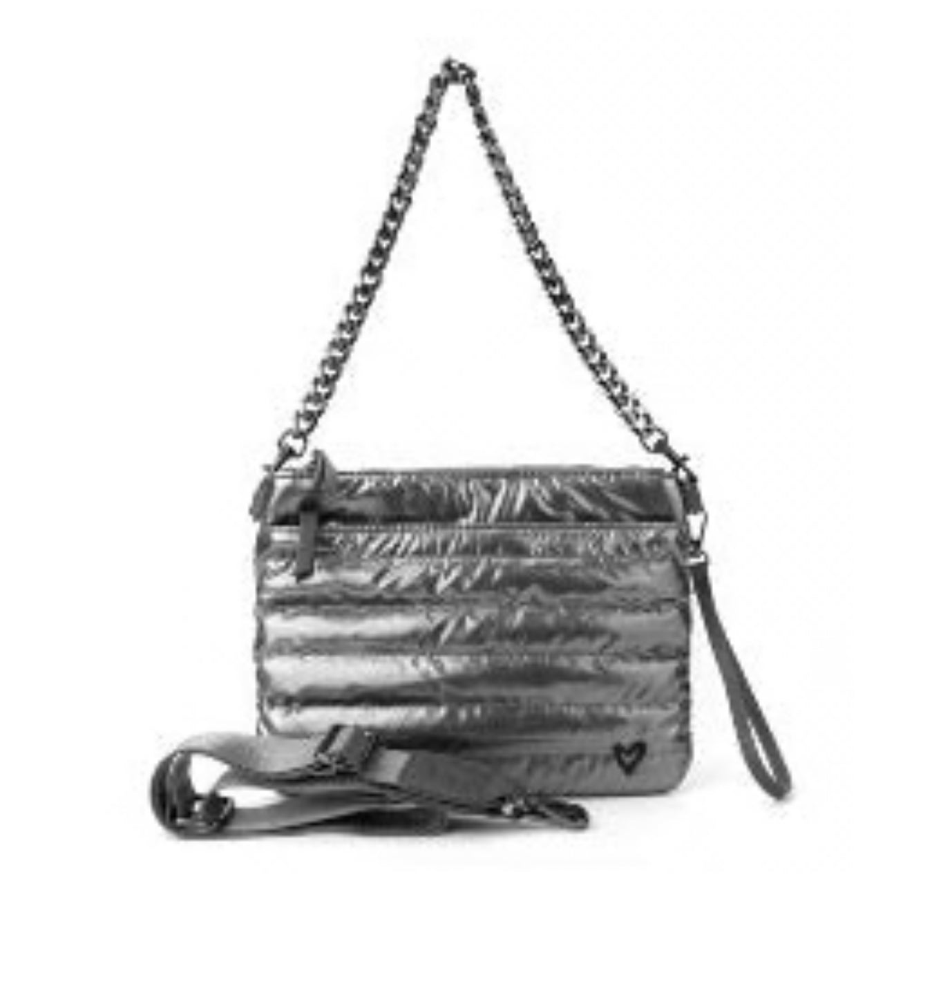 Grand sac à bandoulière/ceinture matelassé DELTA 2.0 - Bronze