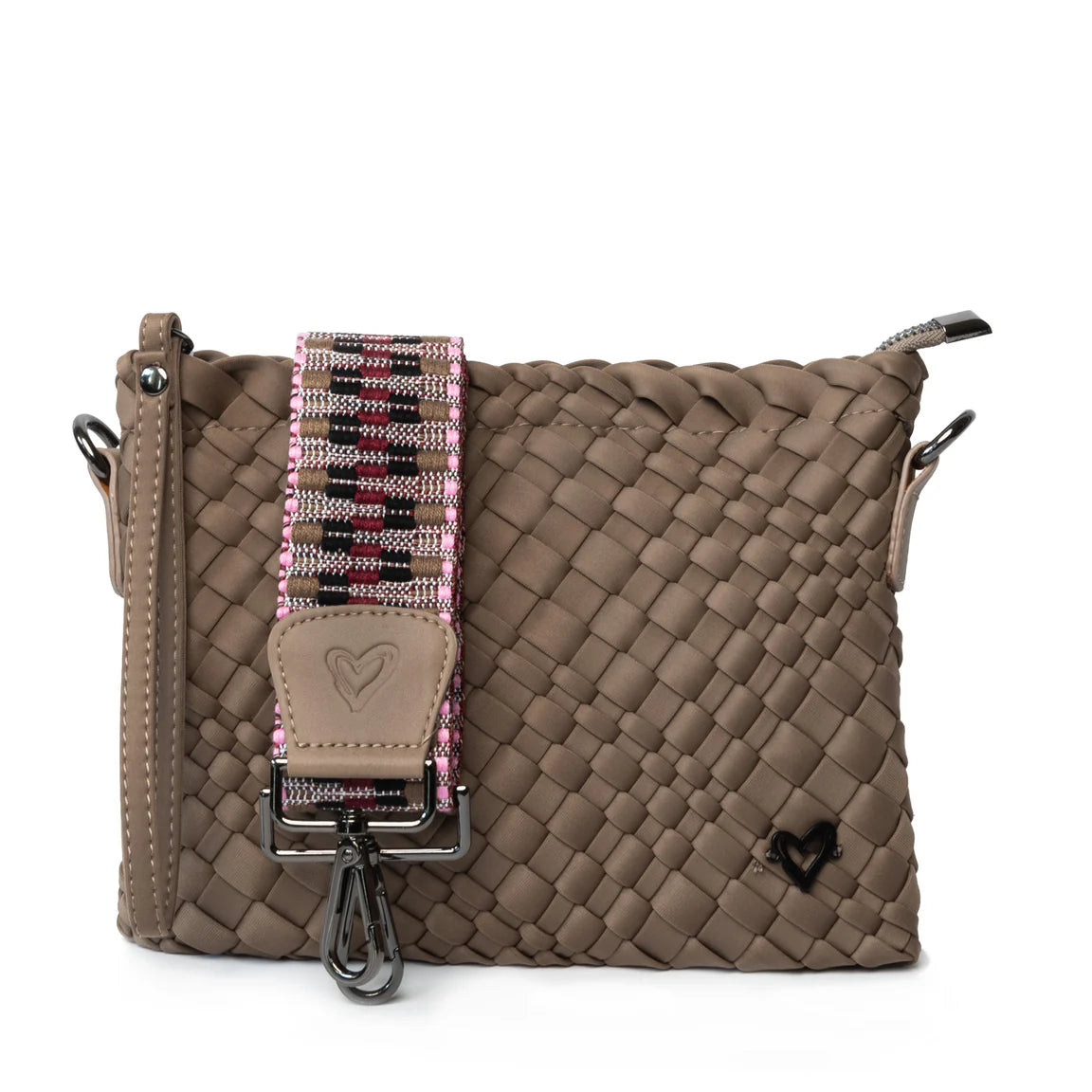 Charlotte Woven Crossbody - Buff