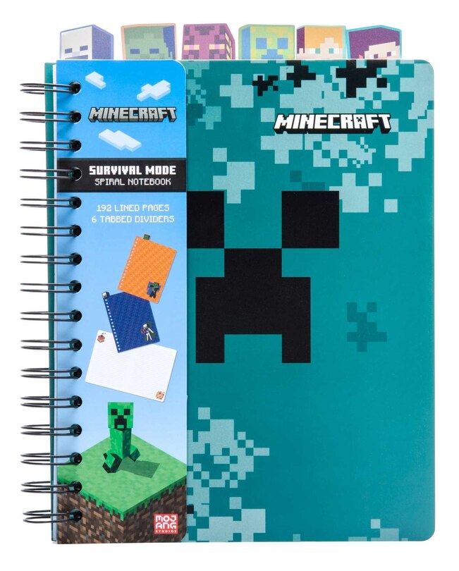 Minecraft spiral notebook - survival mode