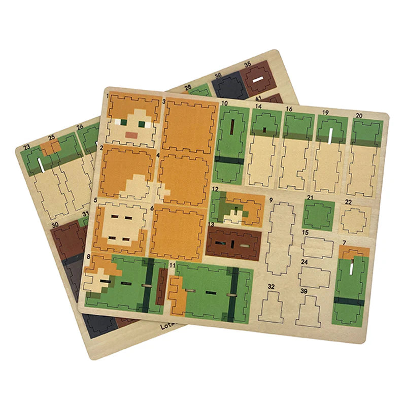 Minecraft 3D wood model