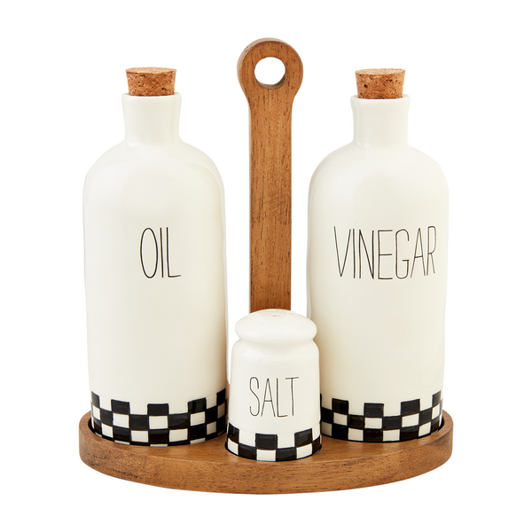 Mudpie BISTRO OIL VINEGAR SET