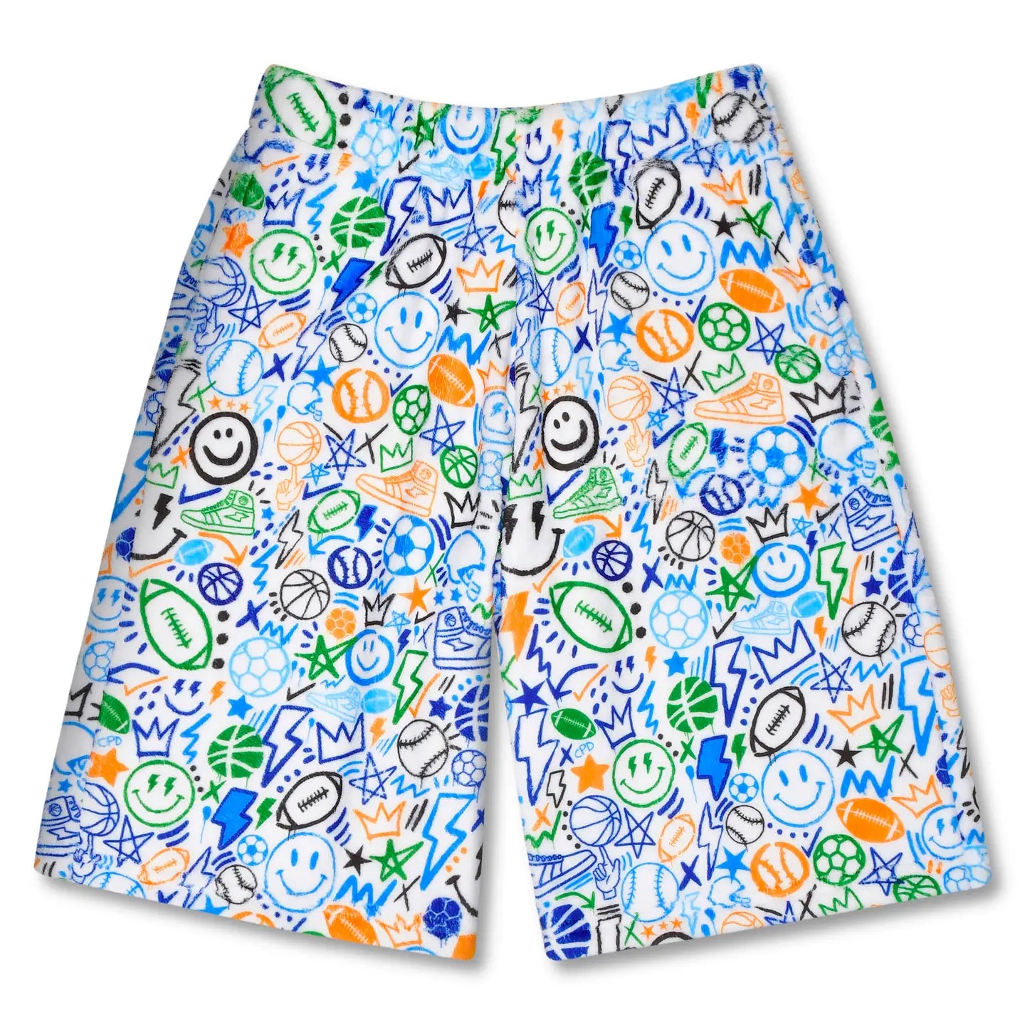 Corey Paige Let's Go Sports Plush Shorts