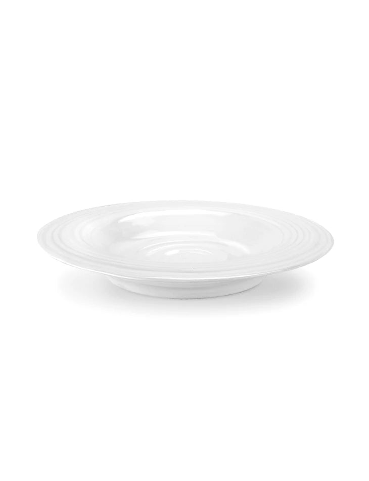 Sophie Conran white rimmed soup plate