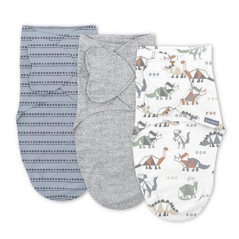 3 pack Swaddle - Dino MITE 0/3M