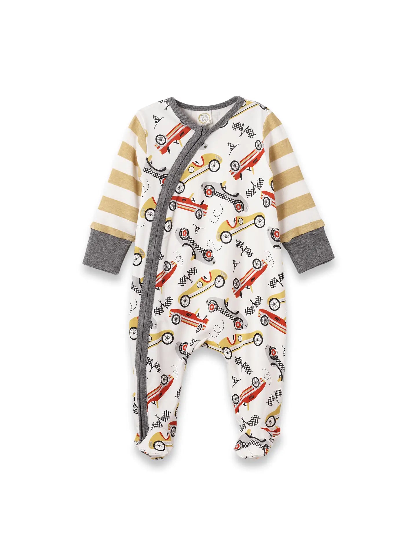 Speed Racer Footed Zipper romper (9-12M)