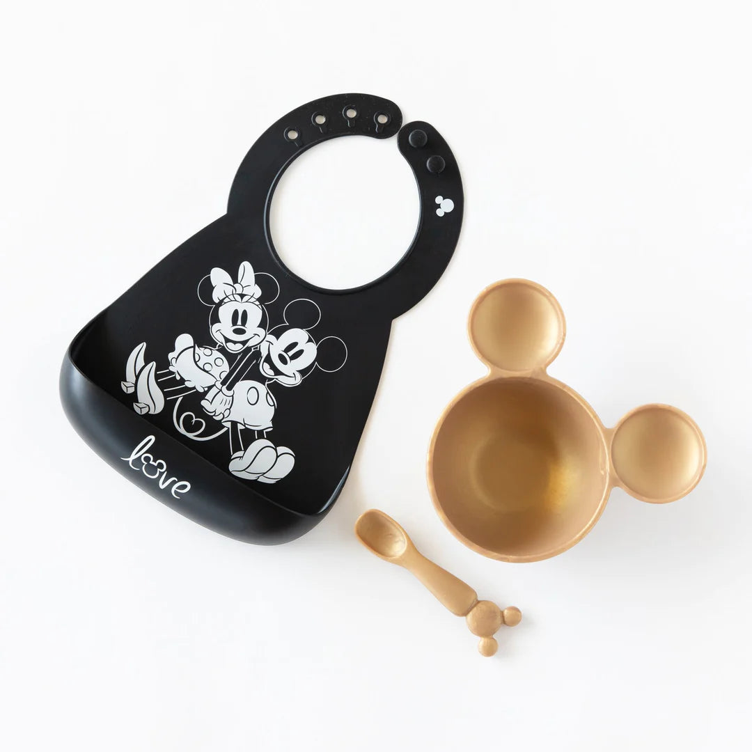 Dossard en silicone - Mickey + Minnie Amour