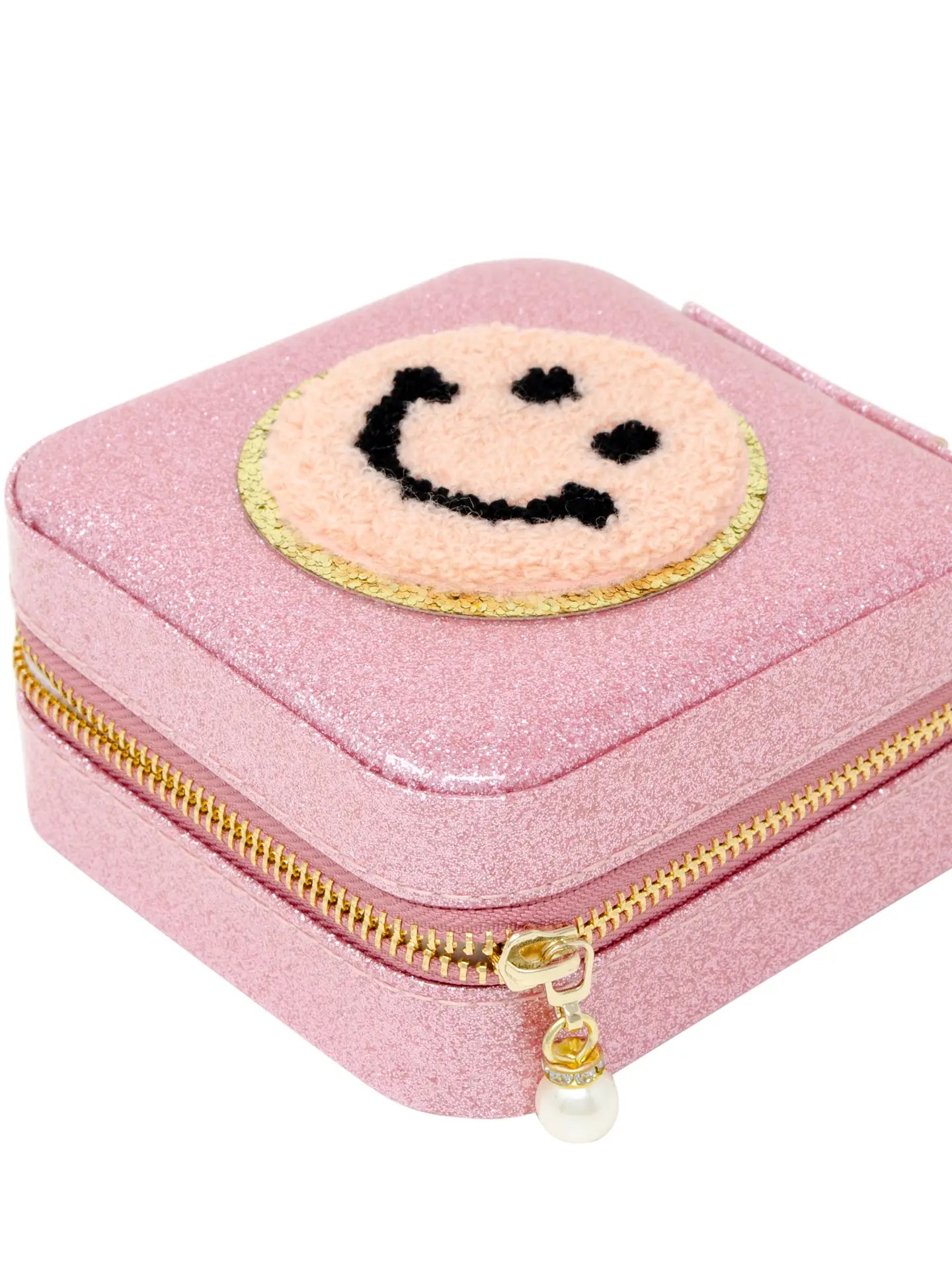 Happy Face Sparkle Jewelry Box