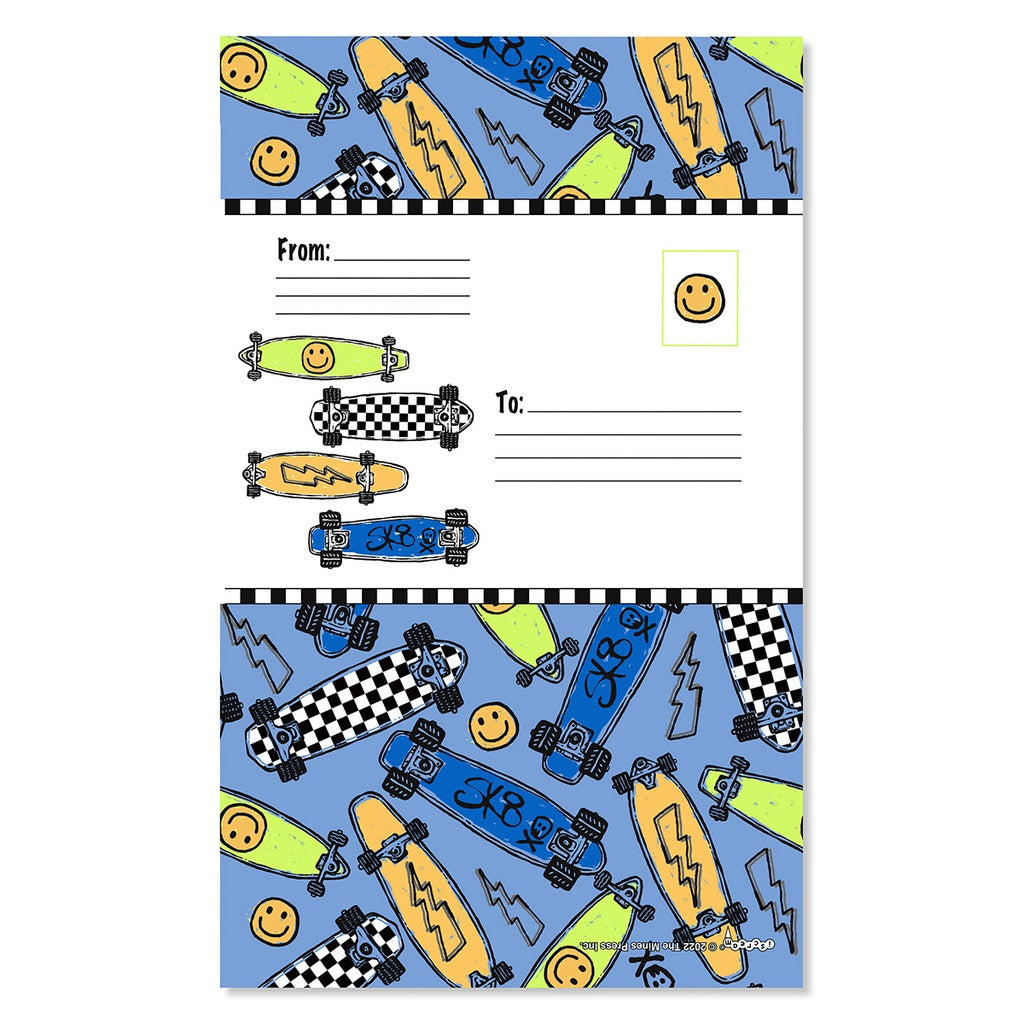 SK8 BOARD FOLDOVER CARDS