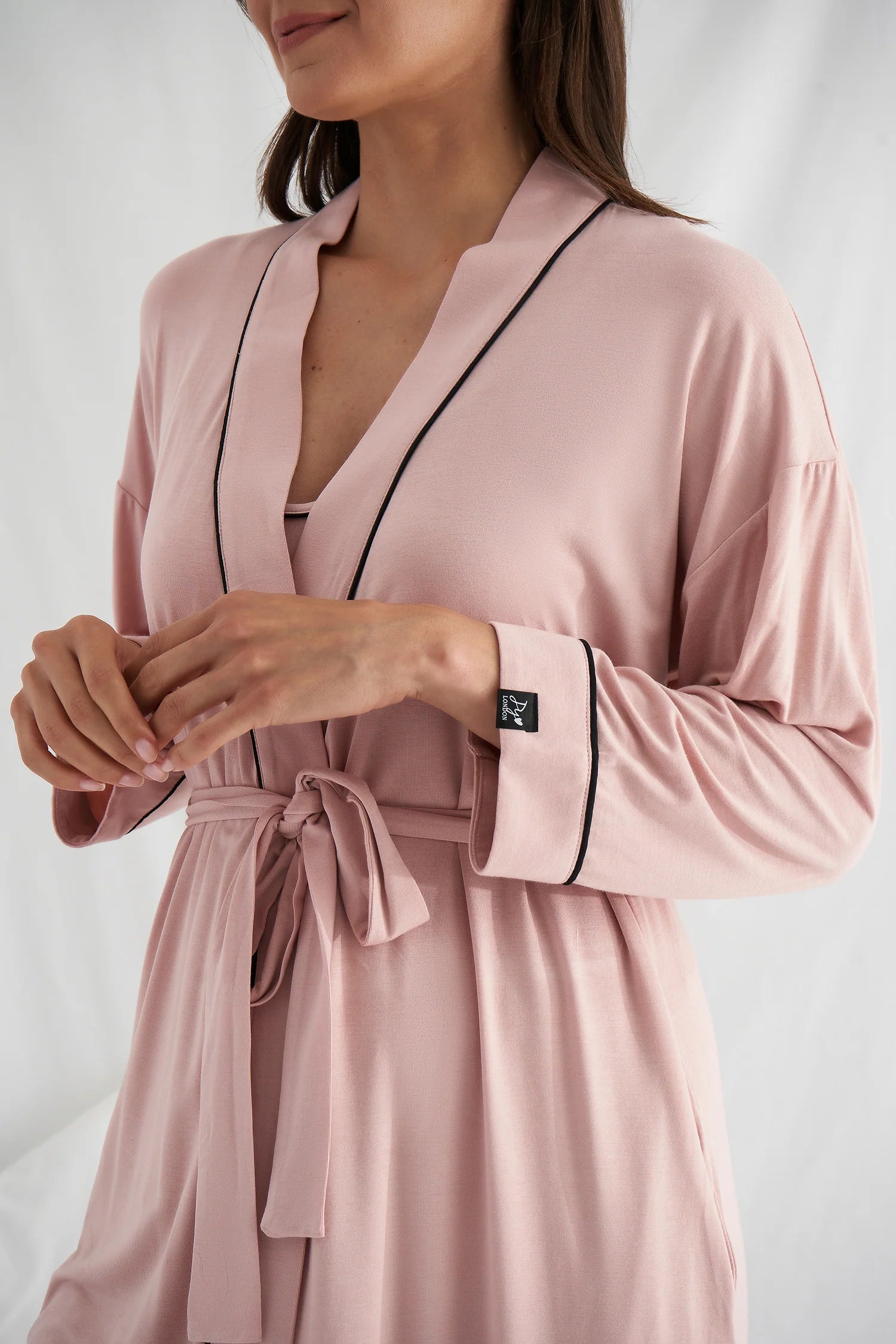 Pretty You London Bamboo - Kimono Robe (Pink)