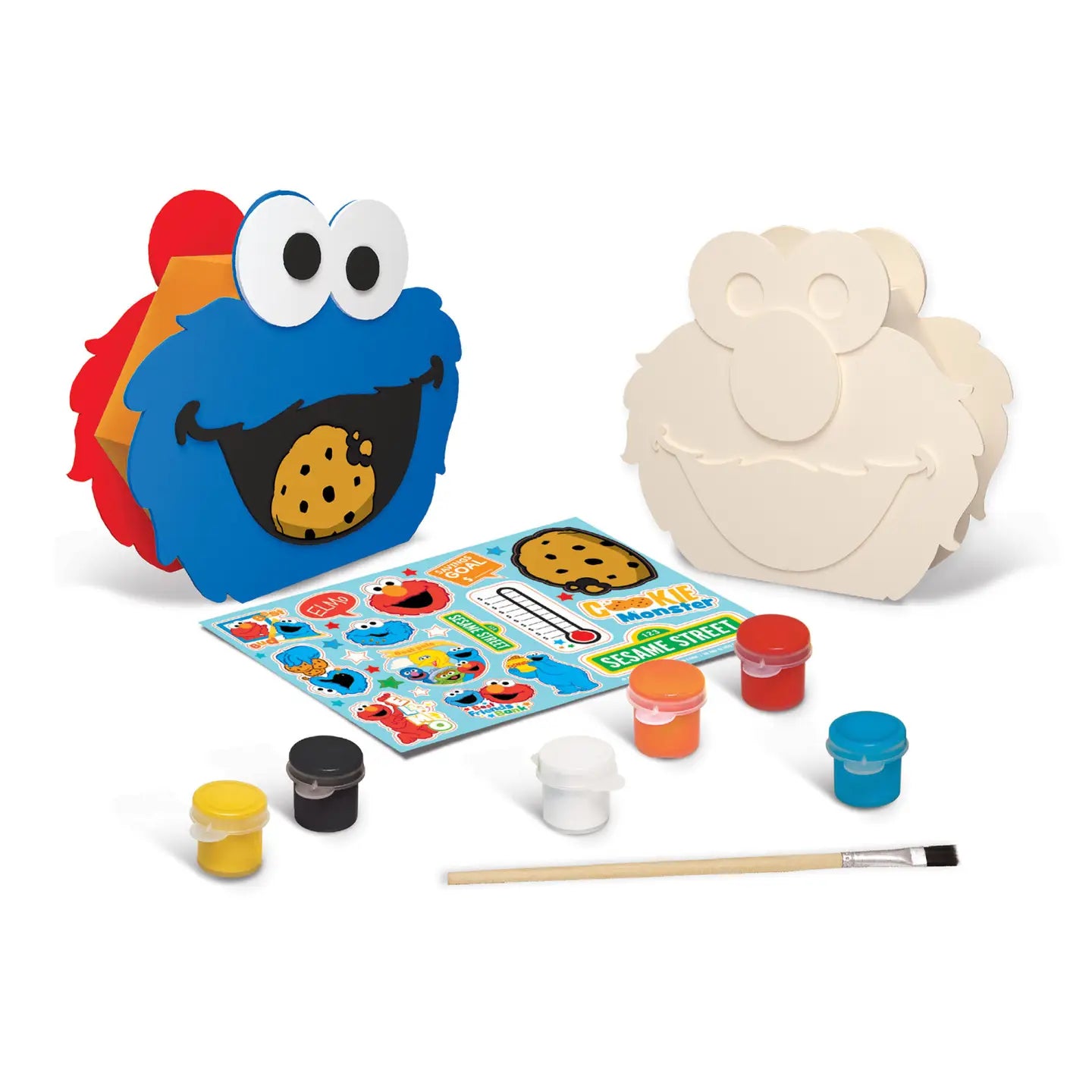 Kit de peinture pour banque en bois Sesame Street 