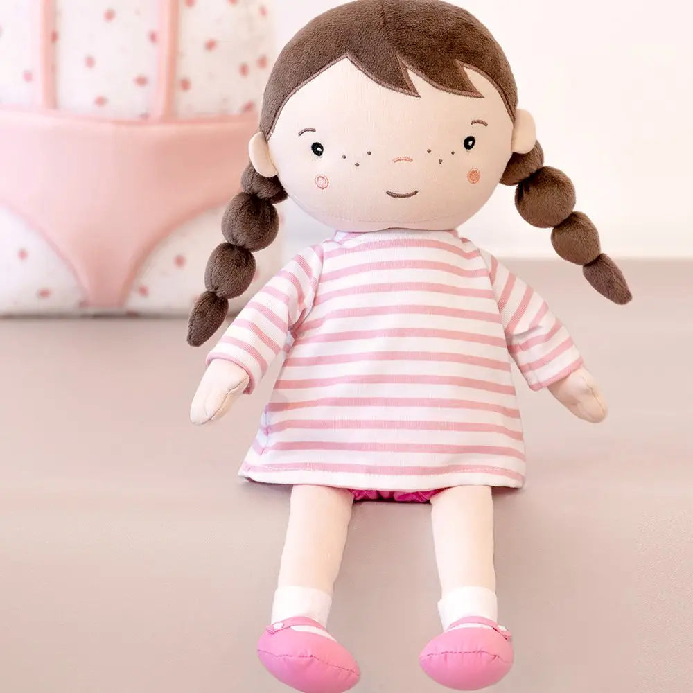 Personalized plush rag doll