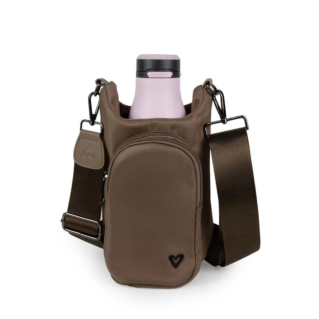 Hipster H2O Crossbody Bag - nylon Matte buff