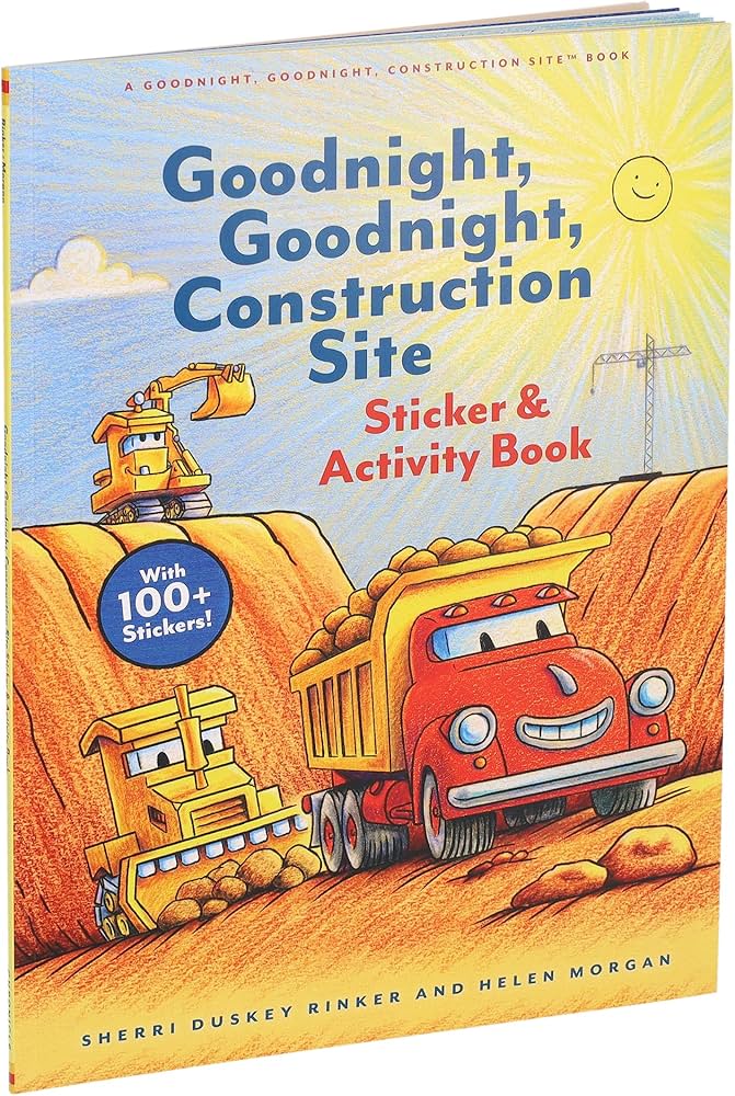 Goodnight, Goodnight, Construction Site sticker & activity book