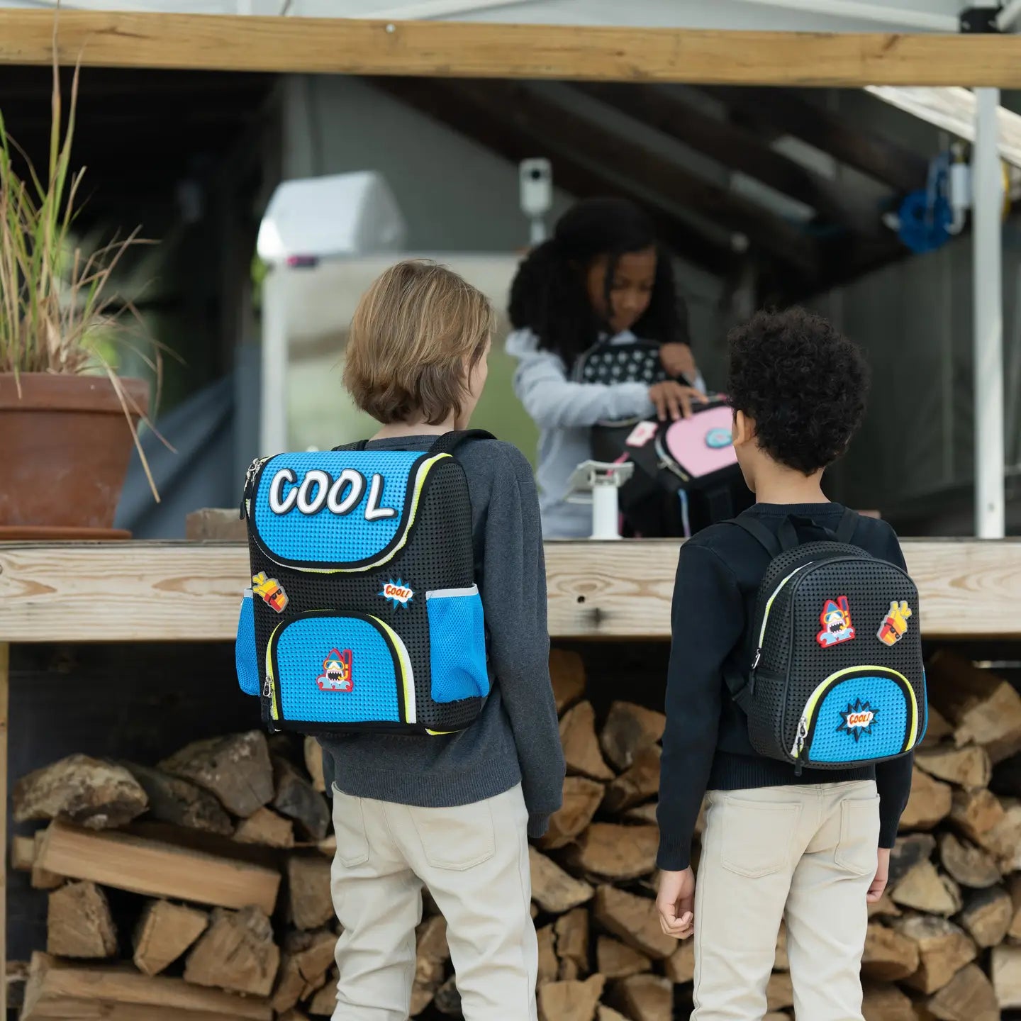 Student Backpack Electric Blue