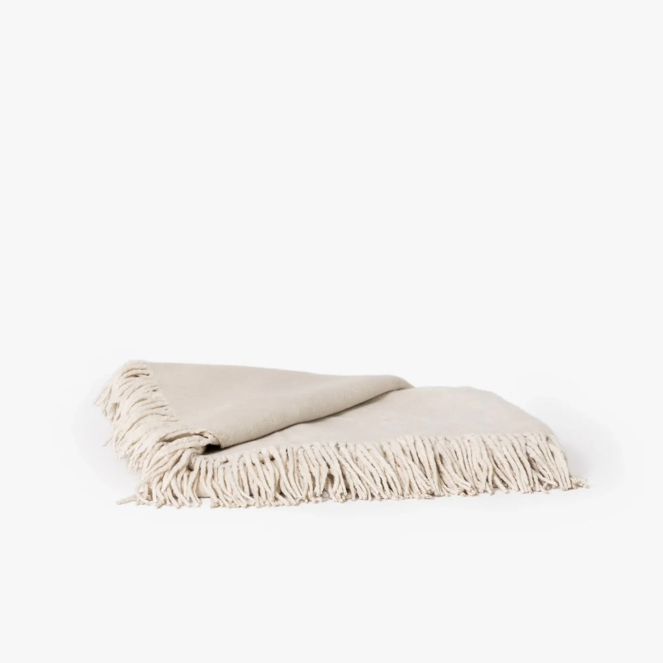 100% Silk Throw Blanket - ivory