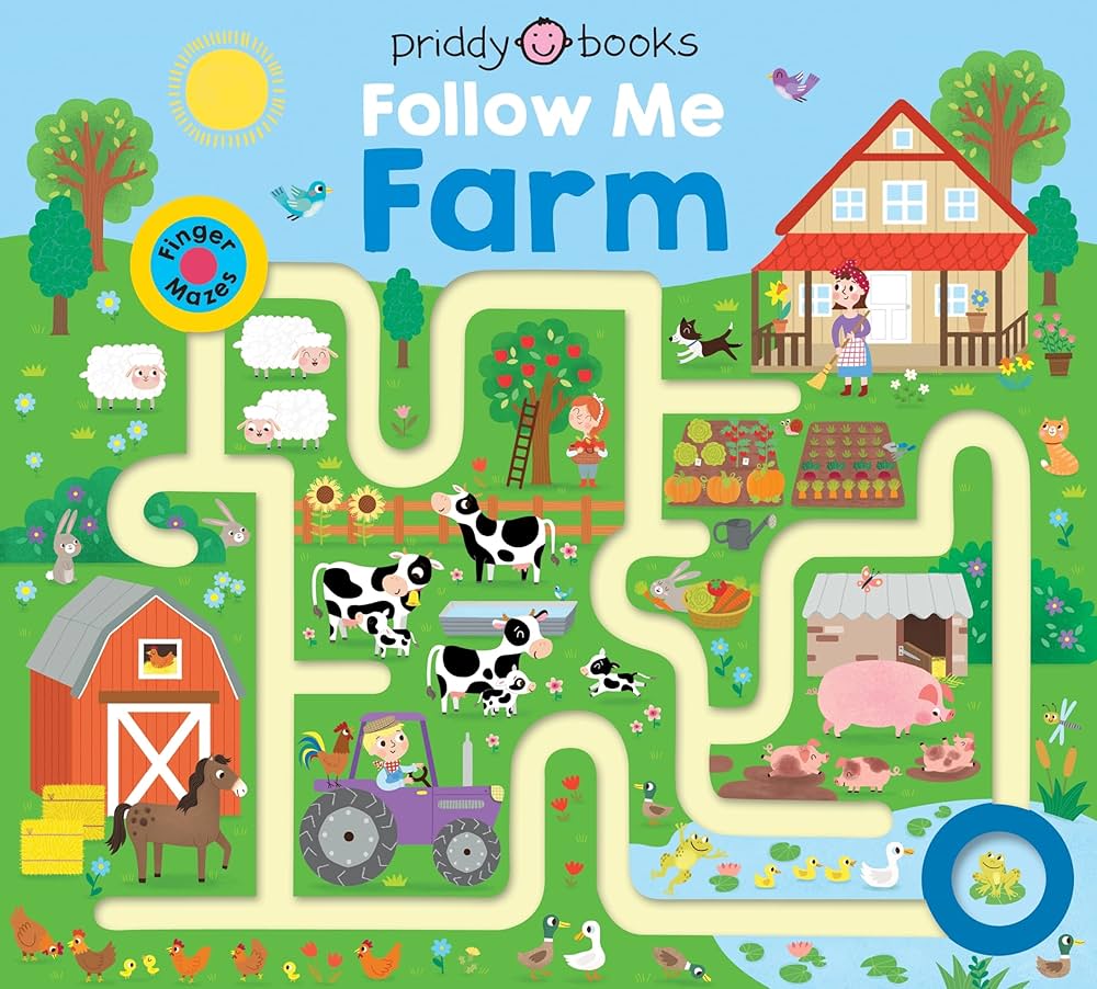 Follow Me Farm: Maze book