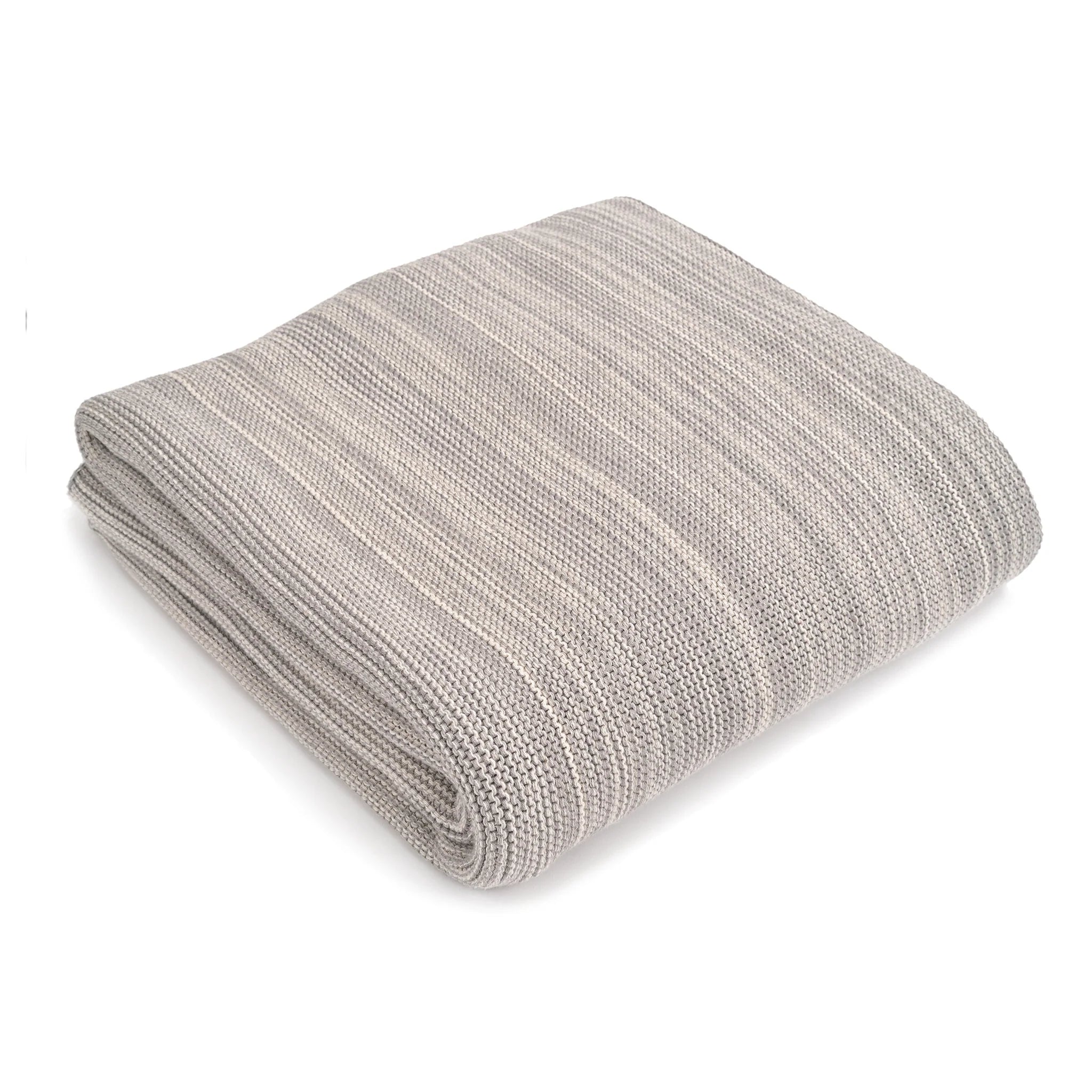 Ryan Cotton Throw - Light Grey