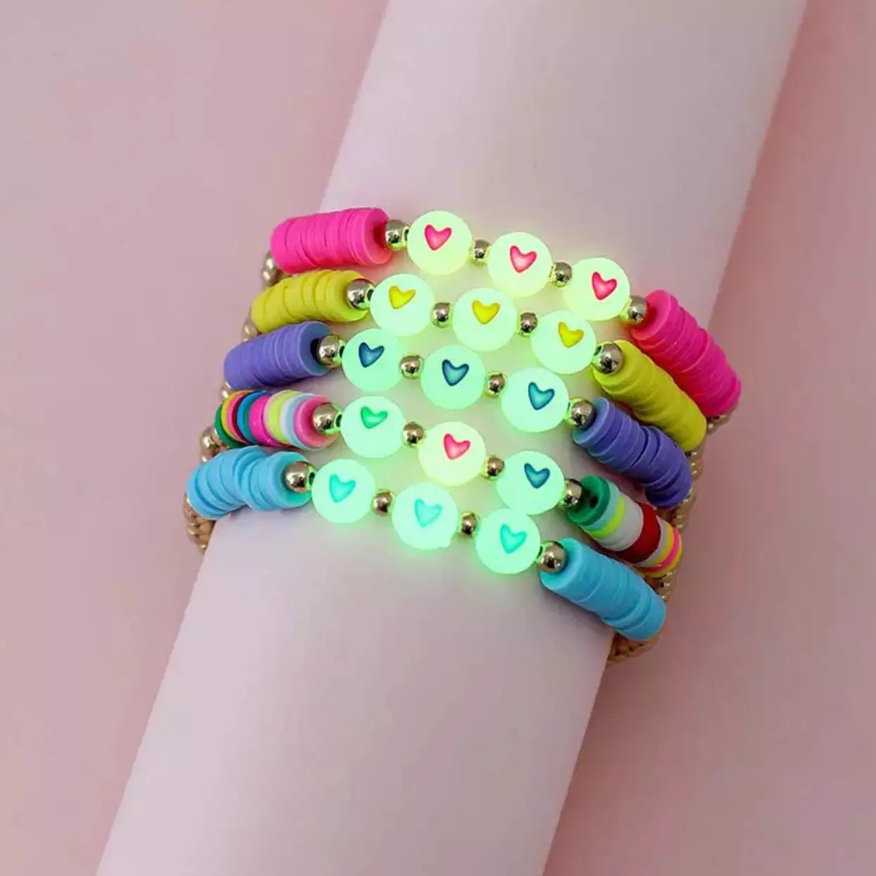 Taylor Swift Glow in the Dark Bracelets - Set of 5