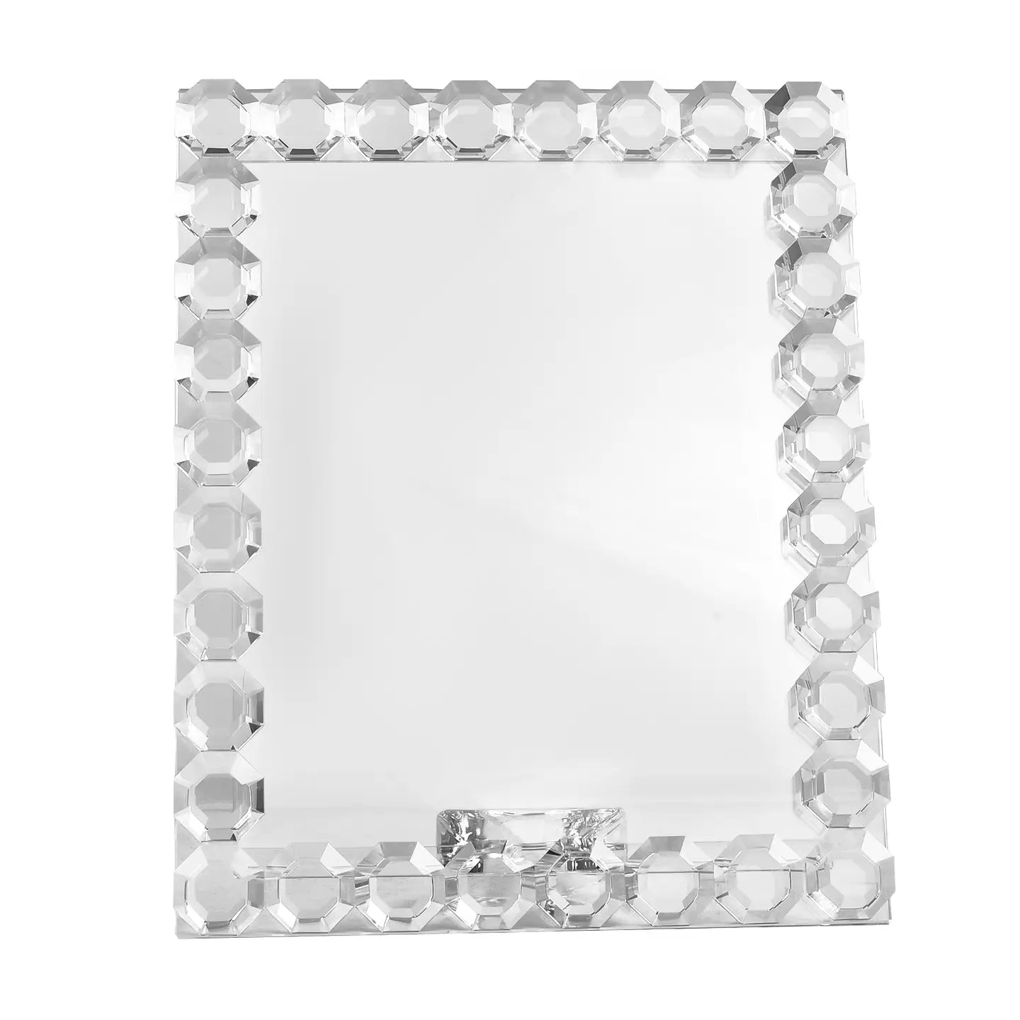 Octagon Crystal Picture Frame 5”x 7”