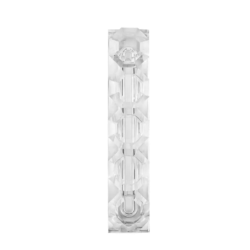 Crystal Octagon Mezuzah