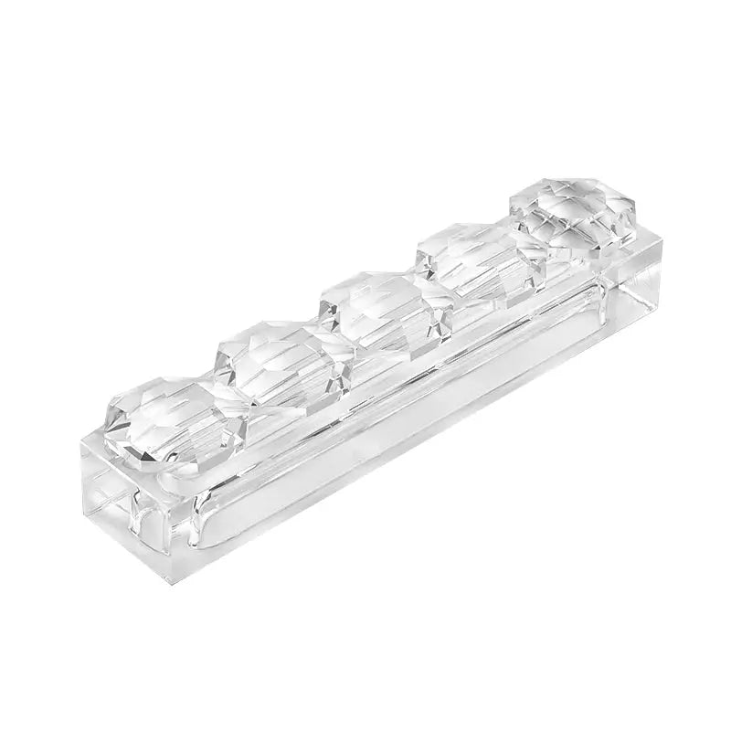 Crystal Octagon Mezuzah