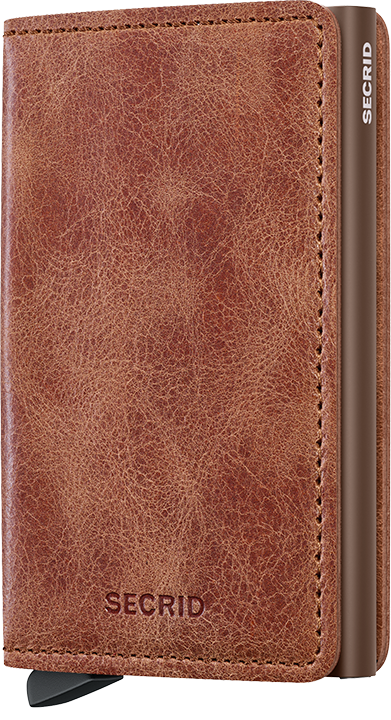 Secrid RFID Slimwallet- vintage cognac brown