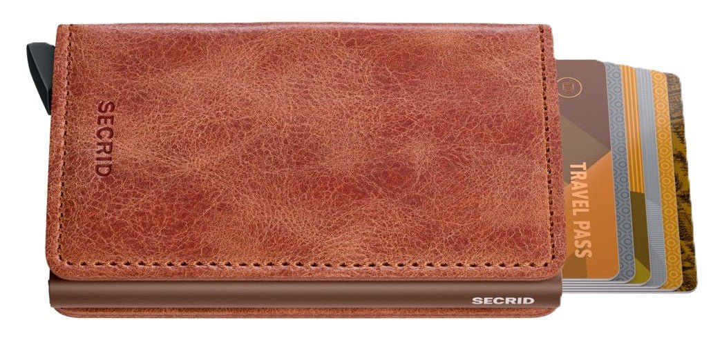 Secrid RFID Slimwallet- vintage cognac brown