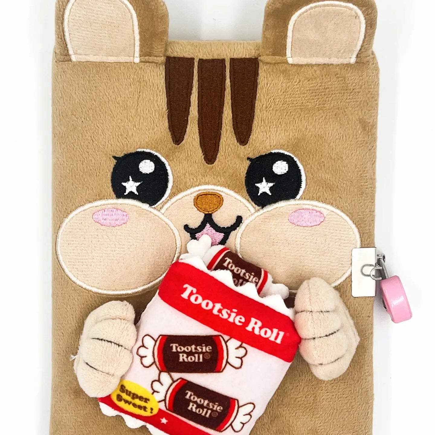 Plush Diary - tootsie roll chipmunk