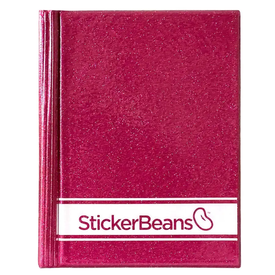 Sticker Beans - Raspberry Pink and White Collector’s book