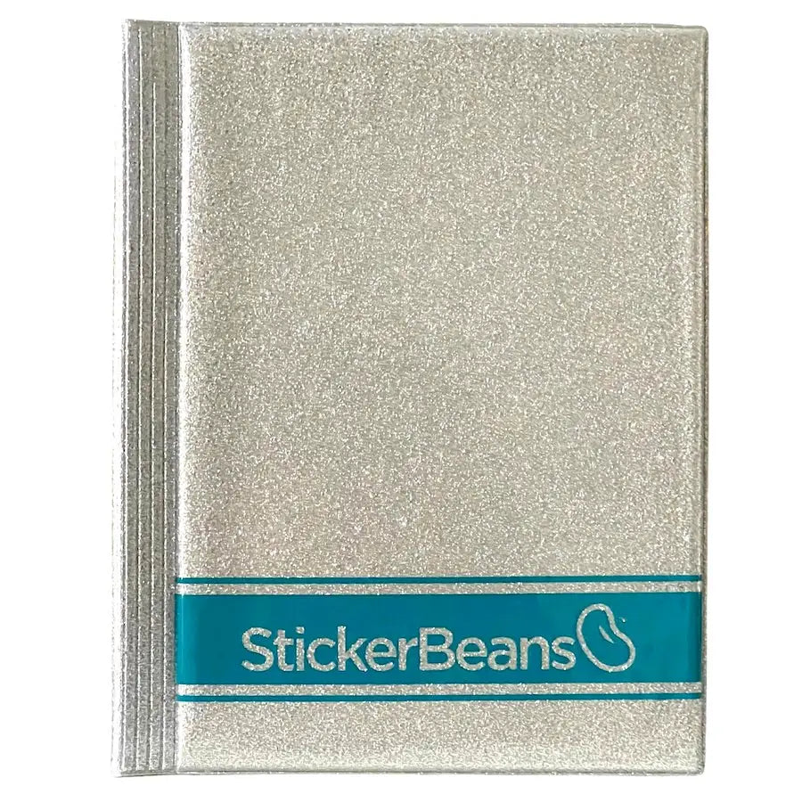 Sticker Beans - Silver and Teal Collector’s book