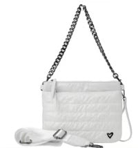 DELTA 2.0 LARGE PUFFER BELT/CROSSBODY BAG - White