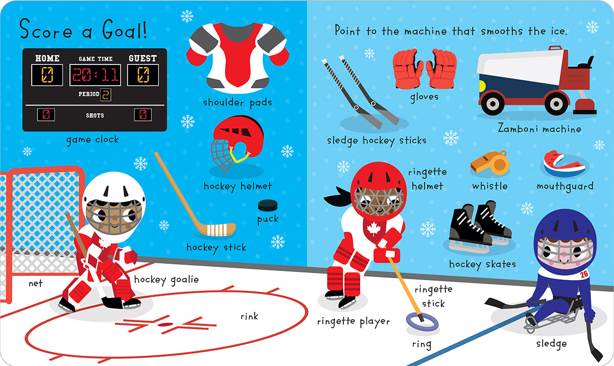 H is for Hockey - board book