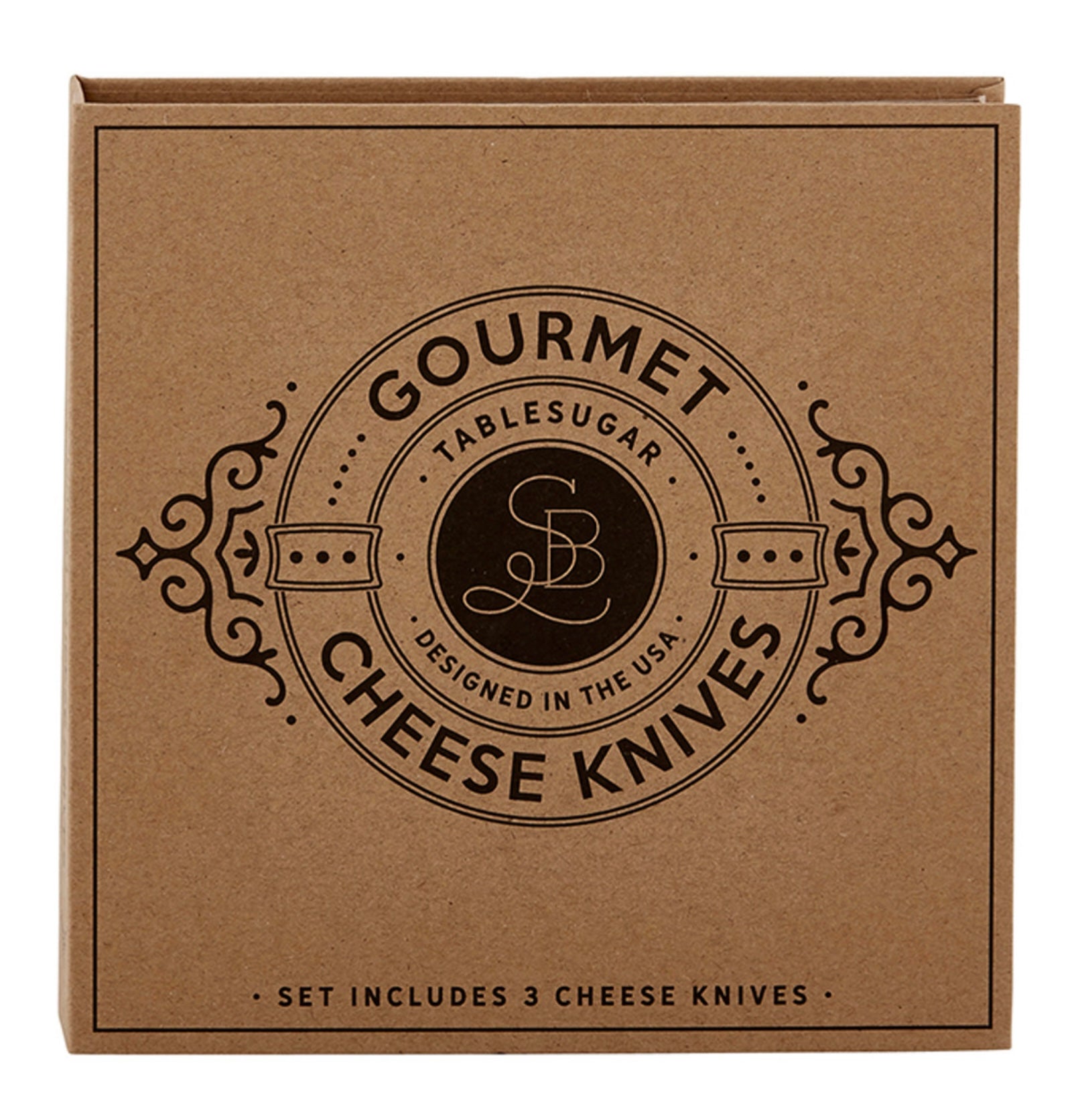 Gourmet Cheese Knives Book Box