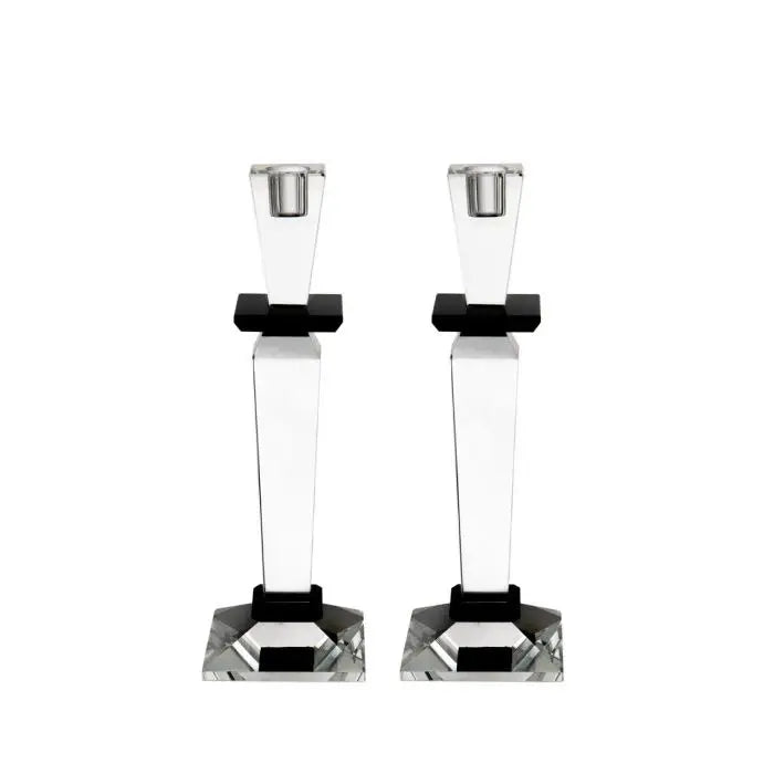 Pair of Candlesticks - Smoke