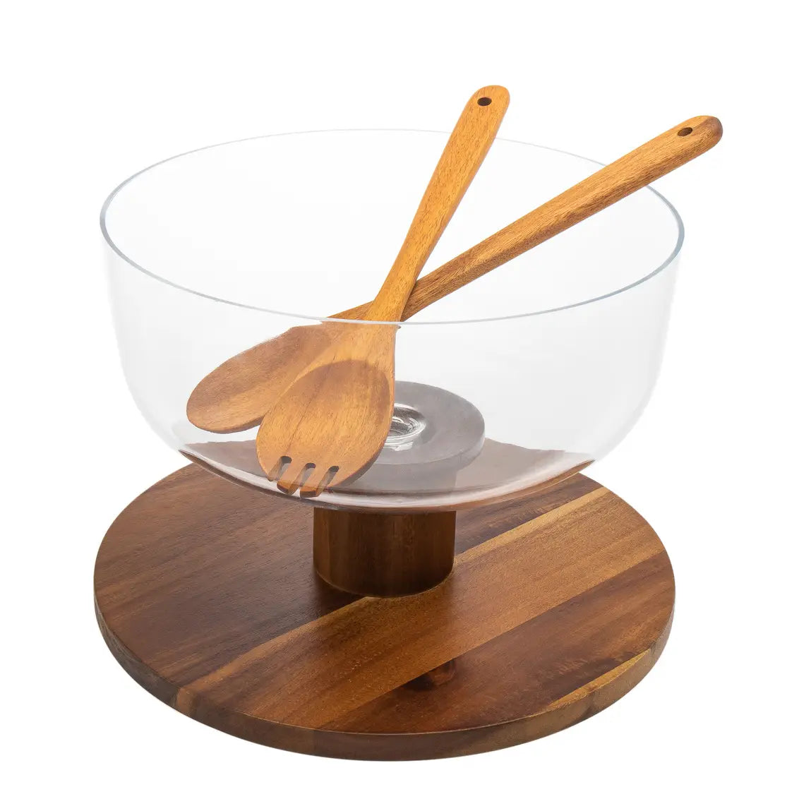 2-in-1 cake stand and salad bowl