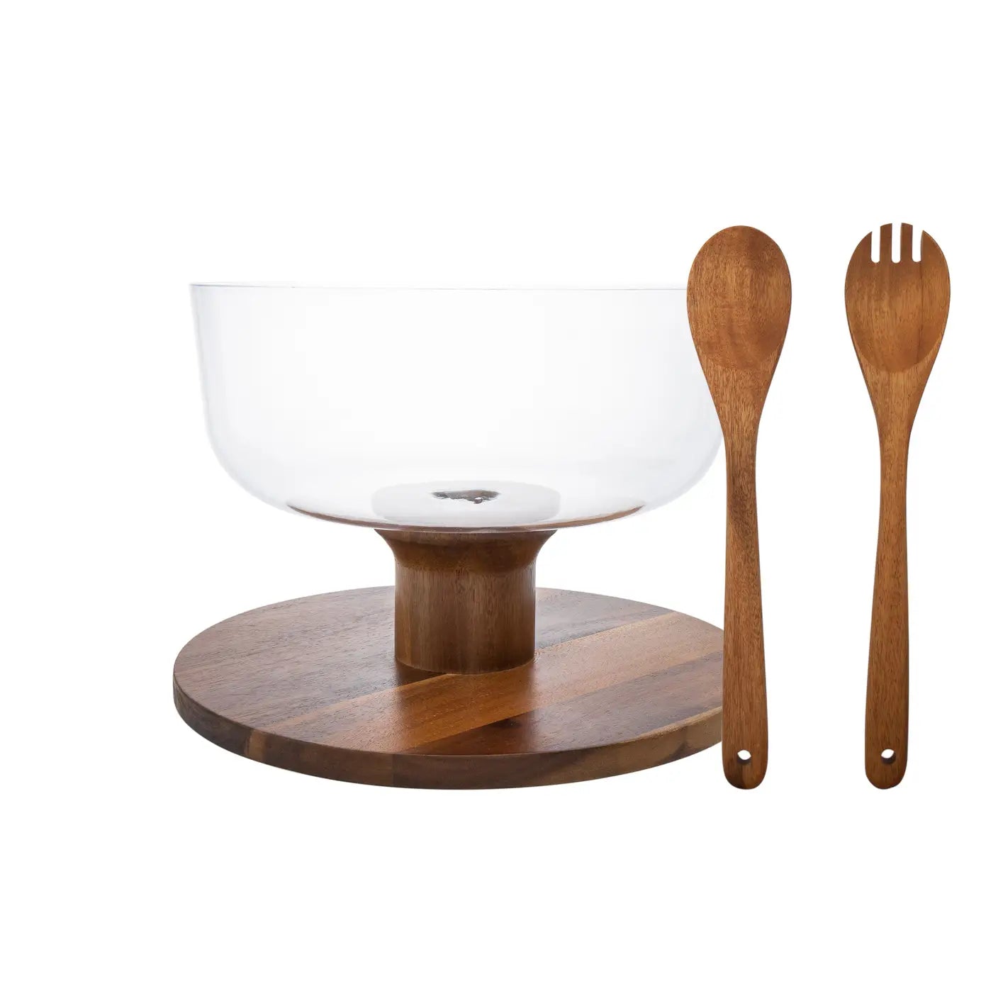 2-in-1 cake stand and salad bowl