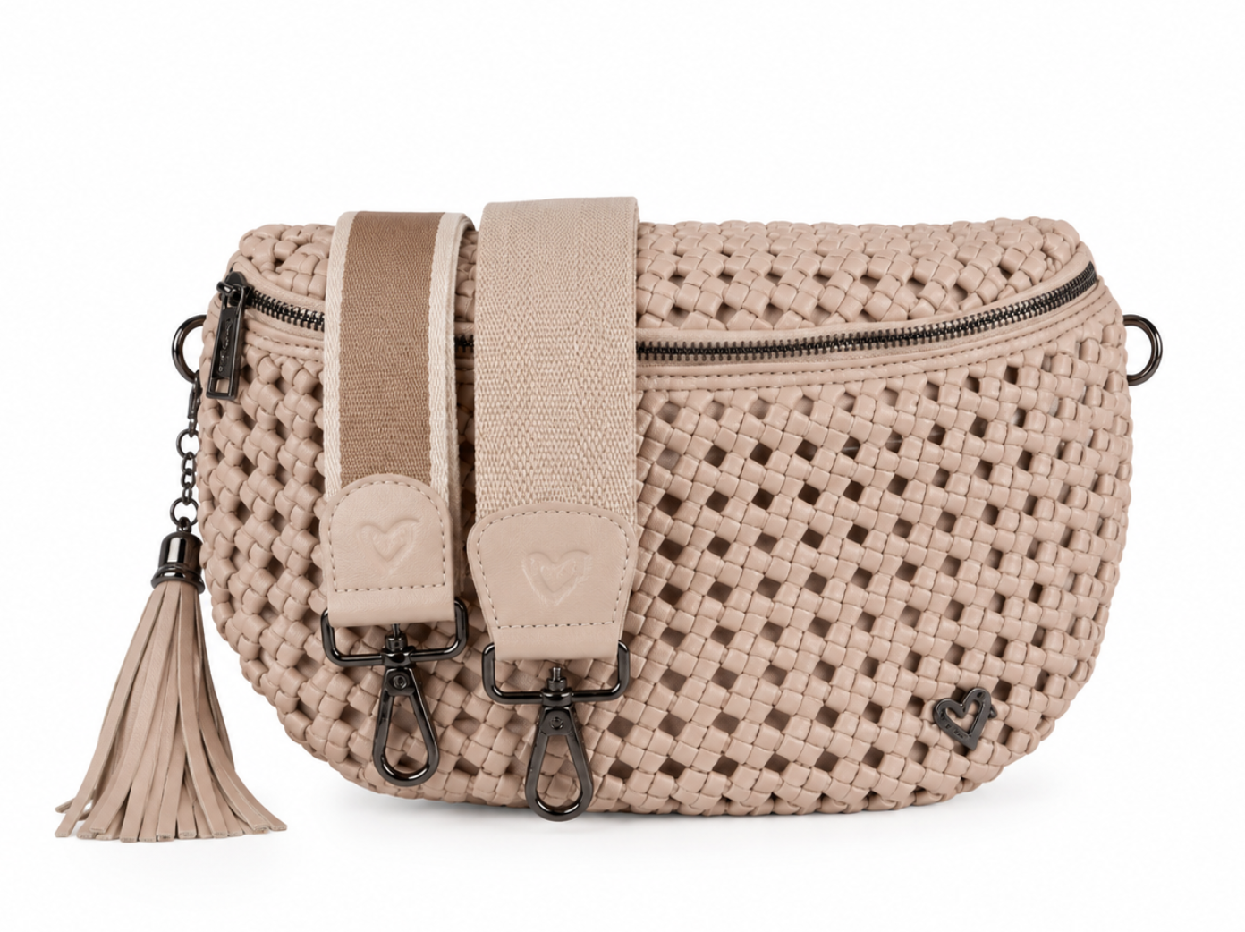 Sac cabas Bordon petit modèle noué à la main - Os