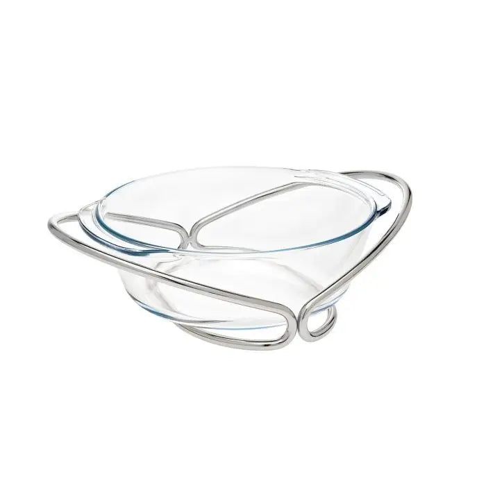 Infinity Nickel Glass bowl