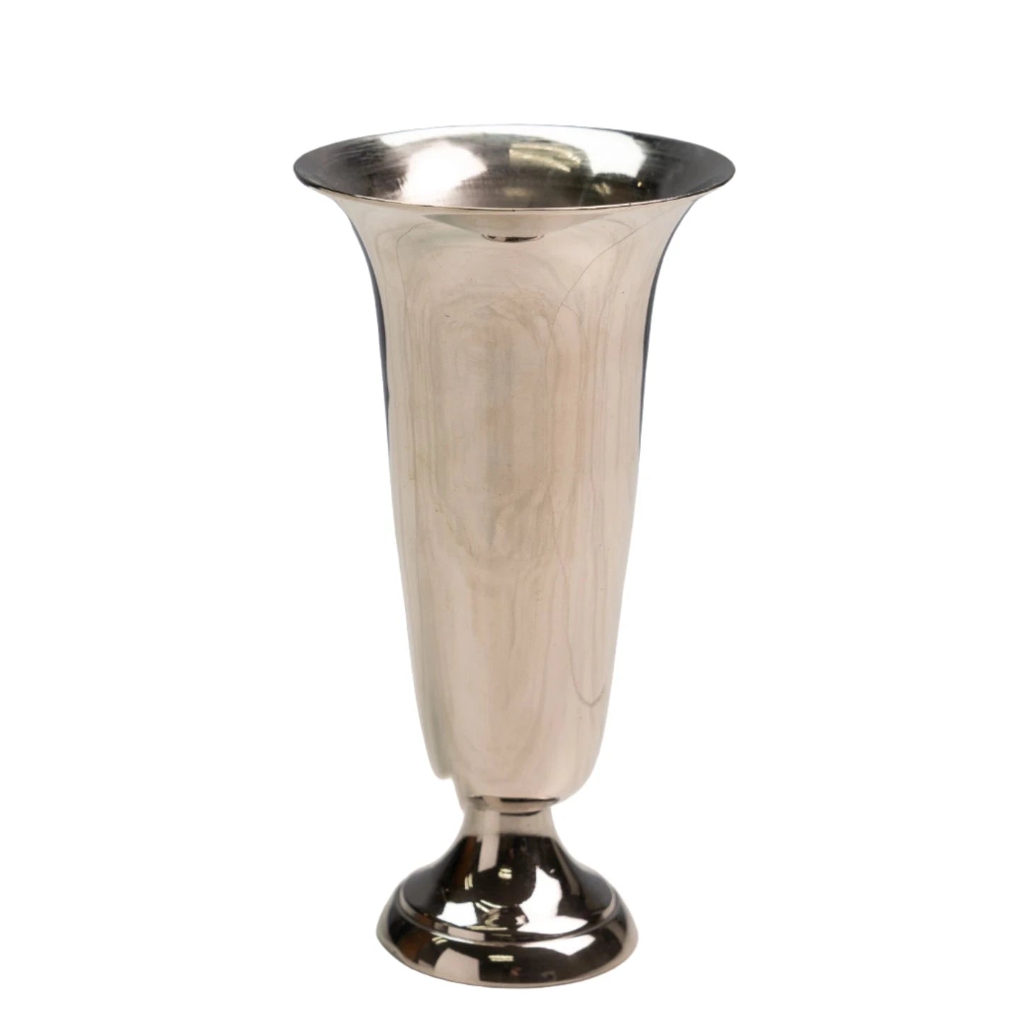 Polished Pedestal Flower Vase